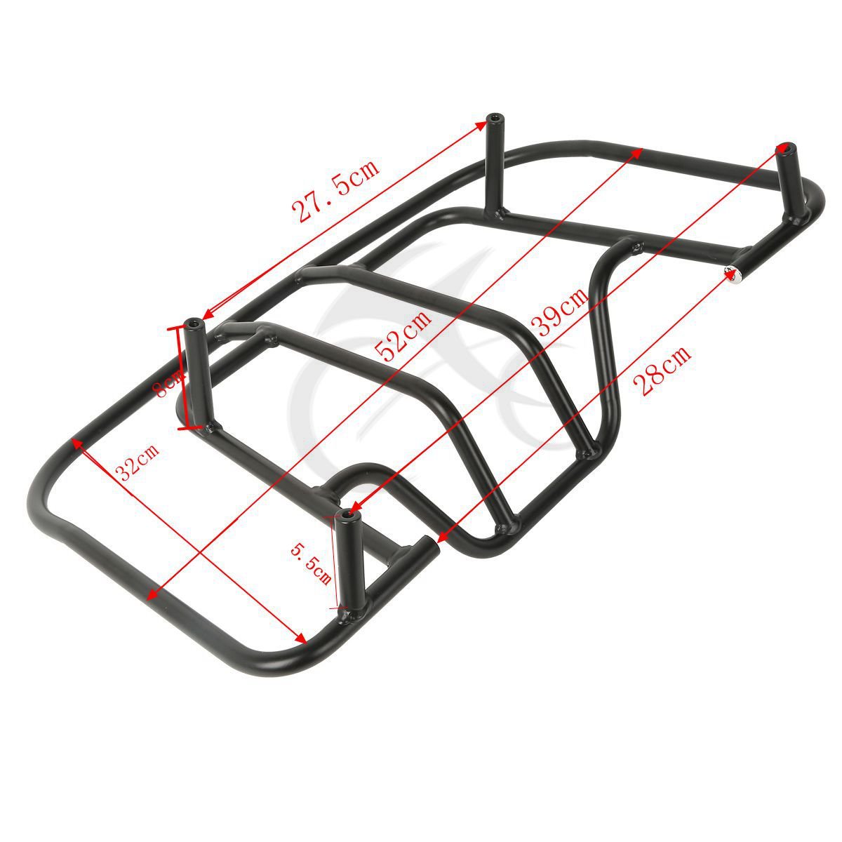 XFMT Motorcycle Black Tour Pack Trunk Luggage Rack for Honda Goldwing 1800 GL1800 (2001-2017) - Durable Storage Solution for Long Rides & Road Trips
