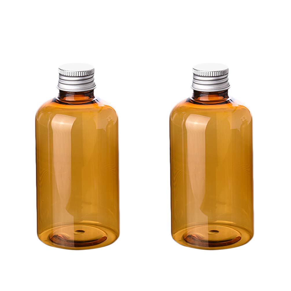 Exceart 10-Piece Clear Travel Toiletry Bottles Set - Leak-Proof Shampoo & Liquid Containers with Lids - Perfect for Shampoo, Conditioner, Lotion & Perfume - Ideal for Air Travel, Camping & Gym Use