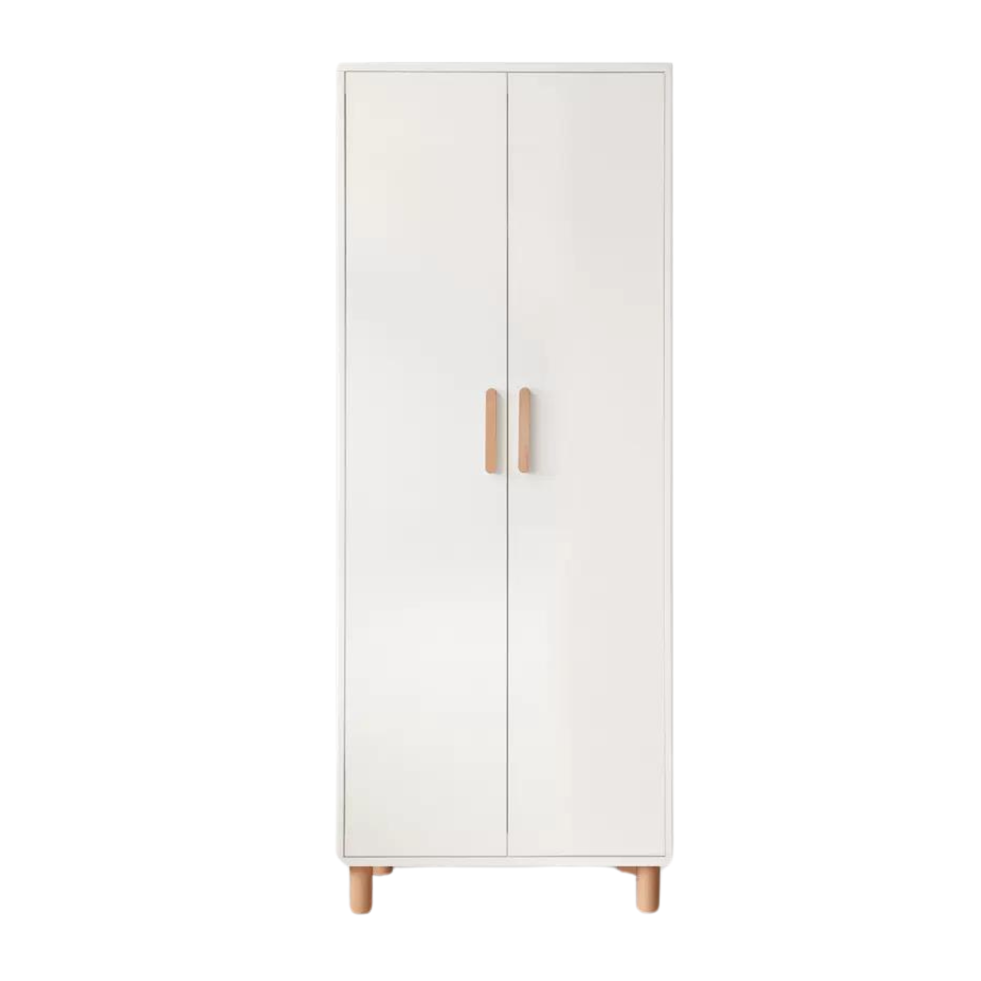 31.5x19.7x78.7 inch / 80x50x200сm / White color / double door wardrobe with legs