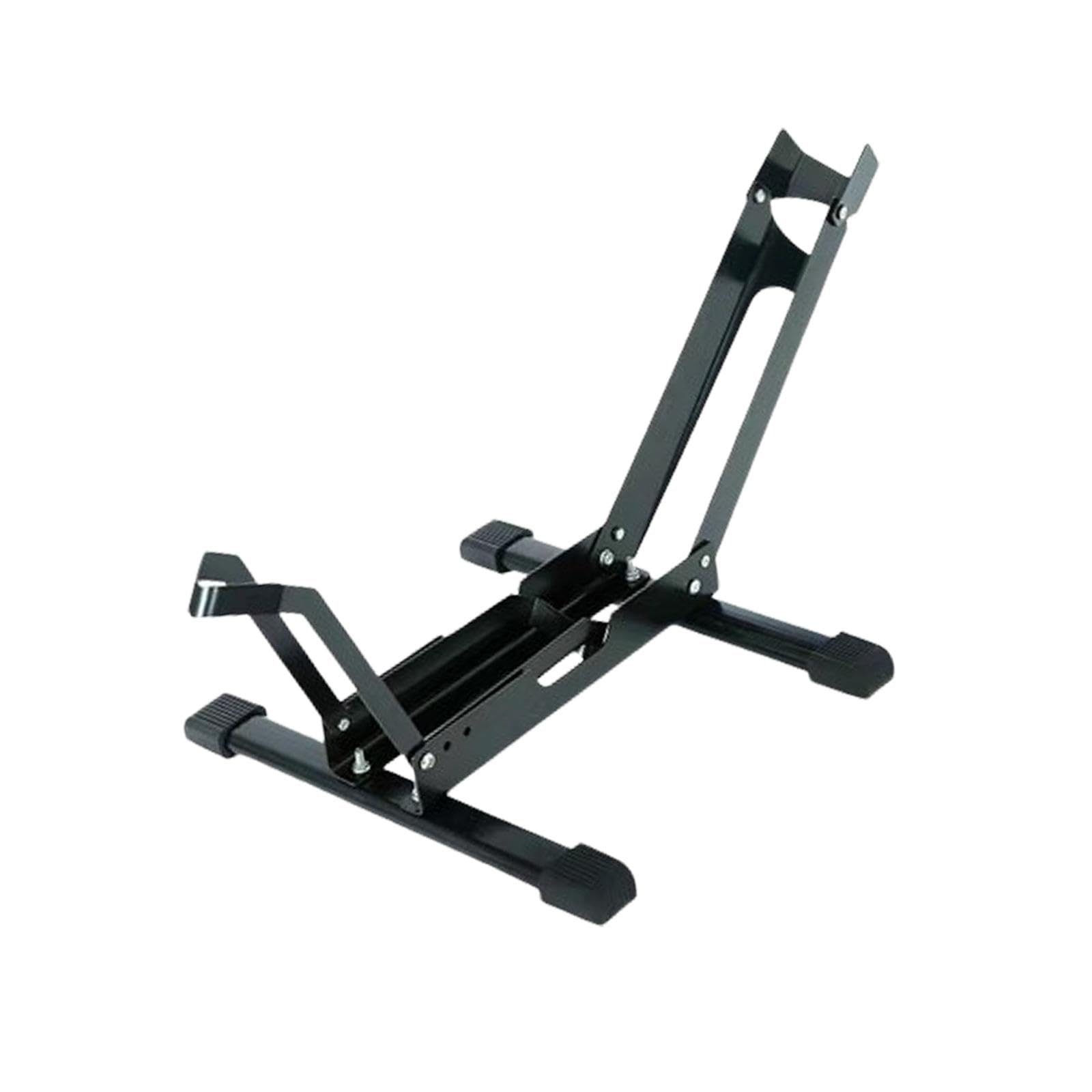 DYNWAVE Bike Floor Parking Rack - Portable Bicycle Stand for Indoor/Outdoor Use - Heavy Duty Stable Bike Repair Holder - Perfect for Garage, Workshop & Cycling Enthusiasts