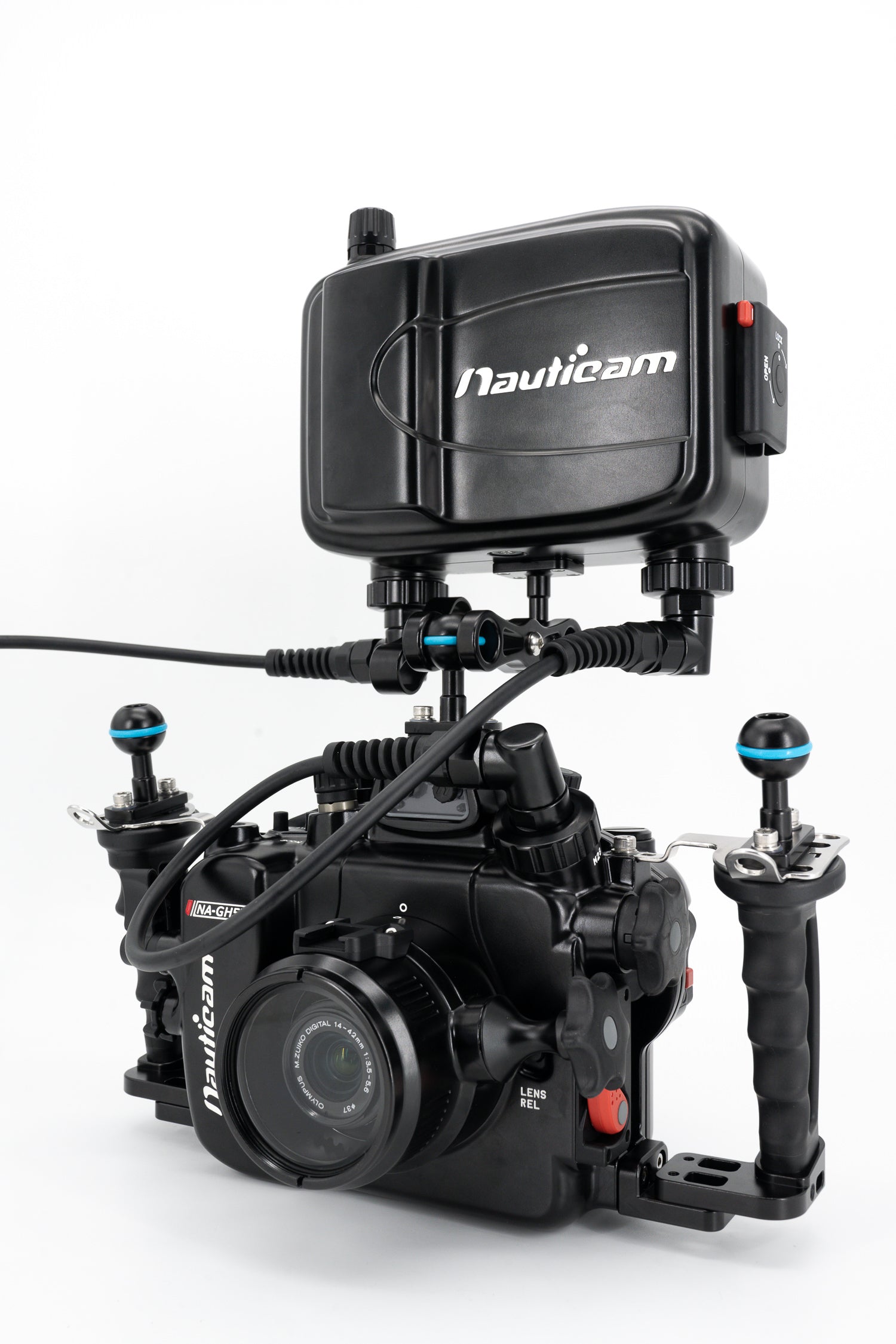 Waterproof Underwater Housing for Panasonic Lumix GH5/GH5S/GH5II Cameras - HDMI 2.0 Support - Ideal for Scuba Diving, Snorkeling & Underwater Photography