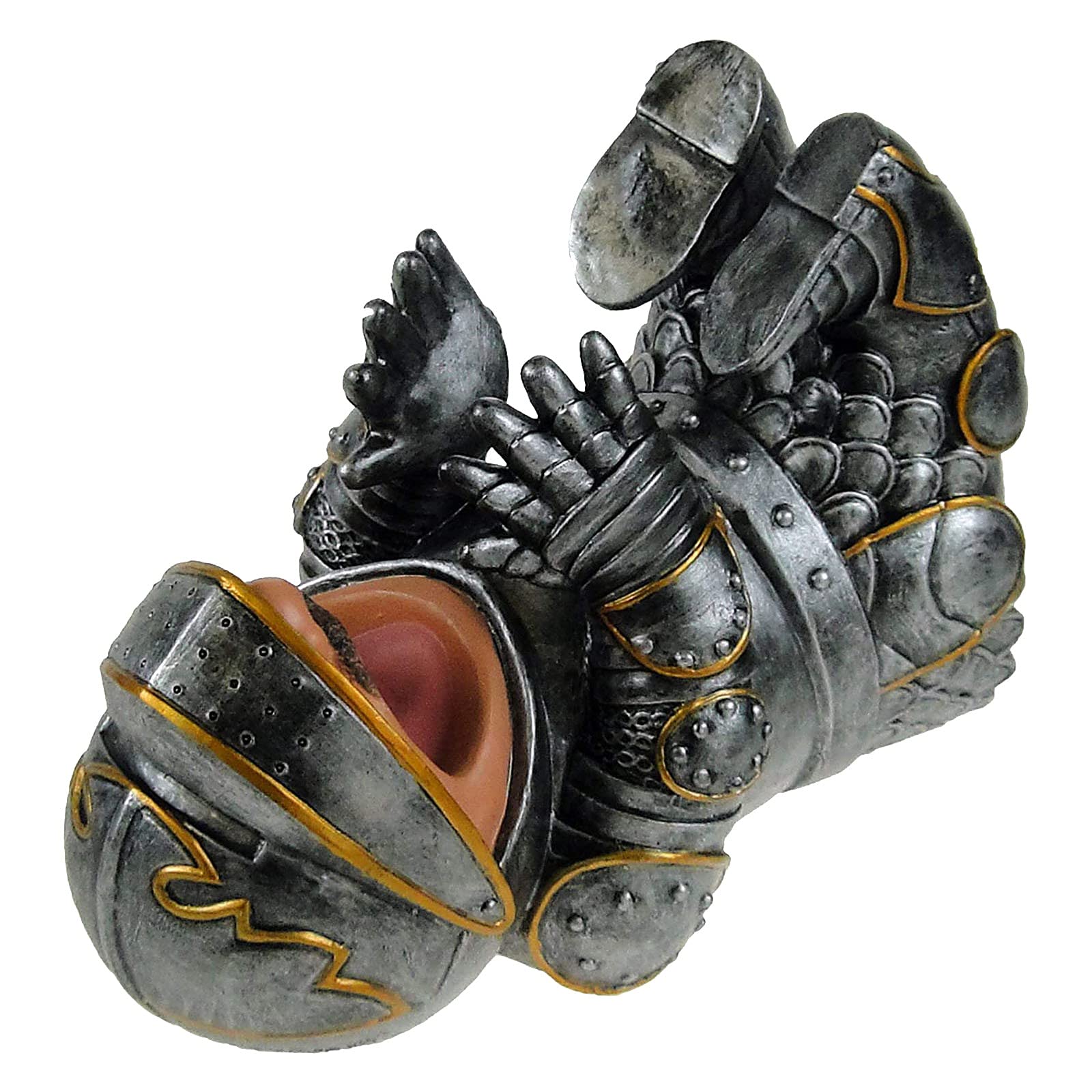 Knight Figurine Wine Bottle Holder - Decorative Tabletop Home Bar Decor | Unique Wine Accessories for Kitchen & Wine Bar | Multicolor Medieval-Themed Organizer | Perfect for Themed Parties, Gifts & Home Decor
