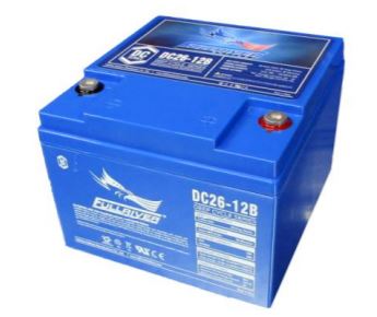 Fullriver 12V 26Ah Deep Cycle AGM Battery - Rechargeable Power for RVs, Solar Systems & Marine Applications - Durable & Maintenance-Free