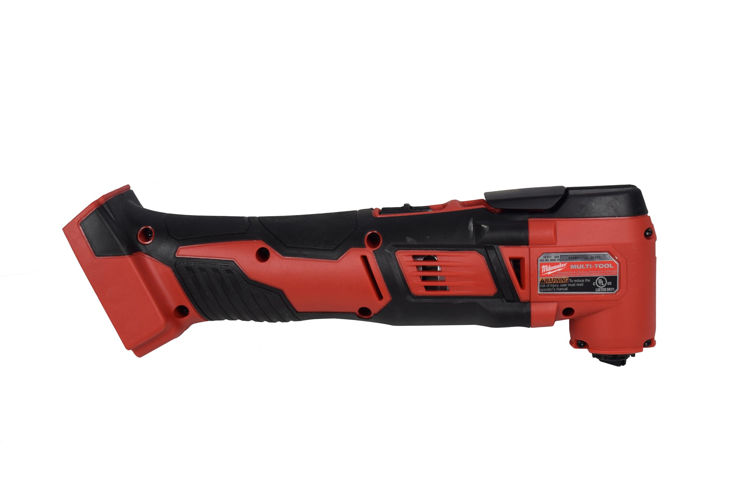 Milwaukee 2626-20 18V Cordless Oscillating Multi-Tool (Bare Tool) - Perfect for Cutting, Sanding, Scraping in DIY Projects & Professional Construction Work