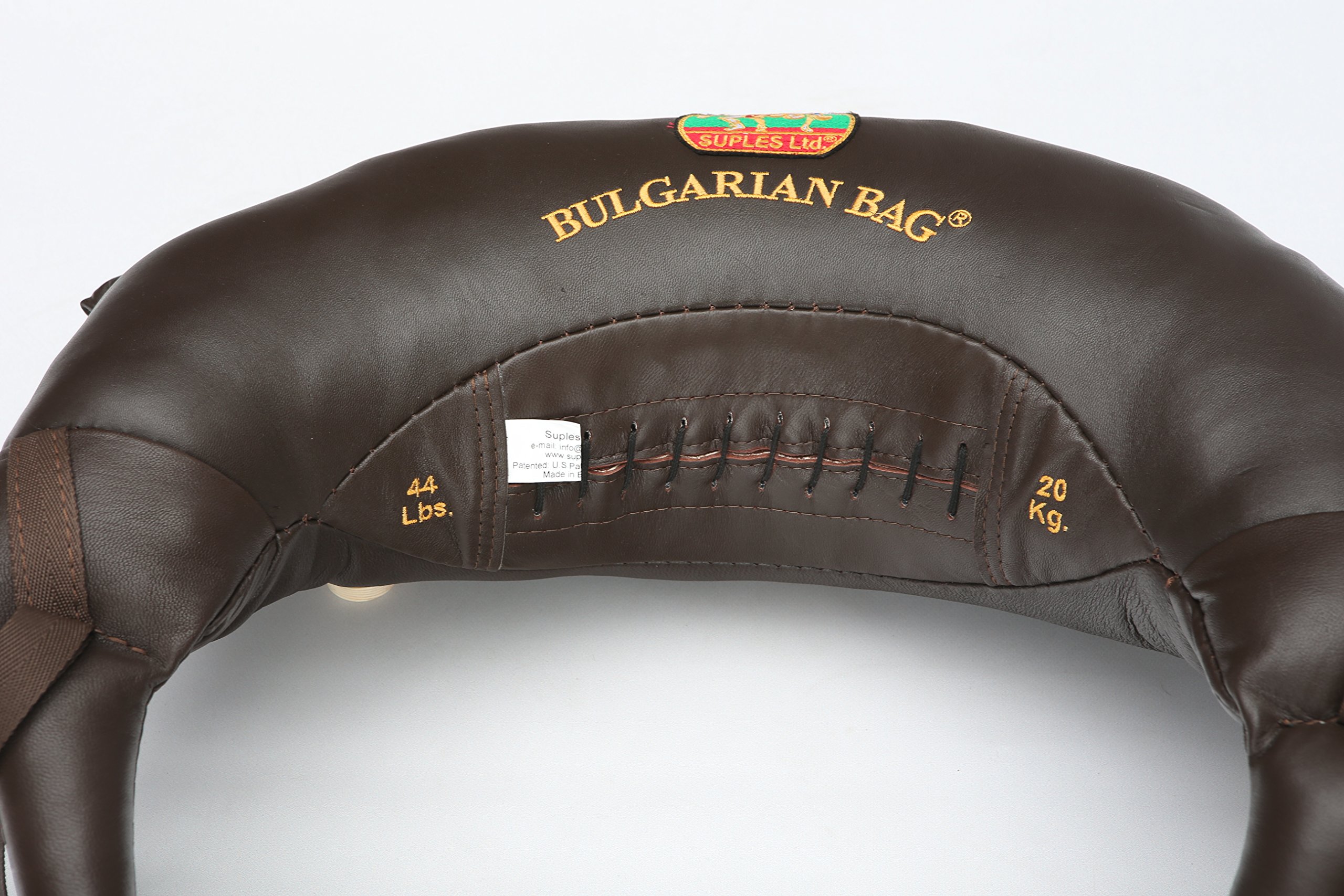 Authentic Leather Bulgarian Bag - Premium Workout & Fitness Training Equipment for CrossFit, Strength Training & Home Gym Use