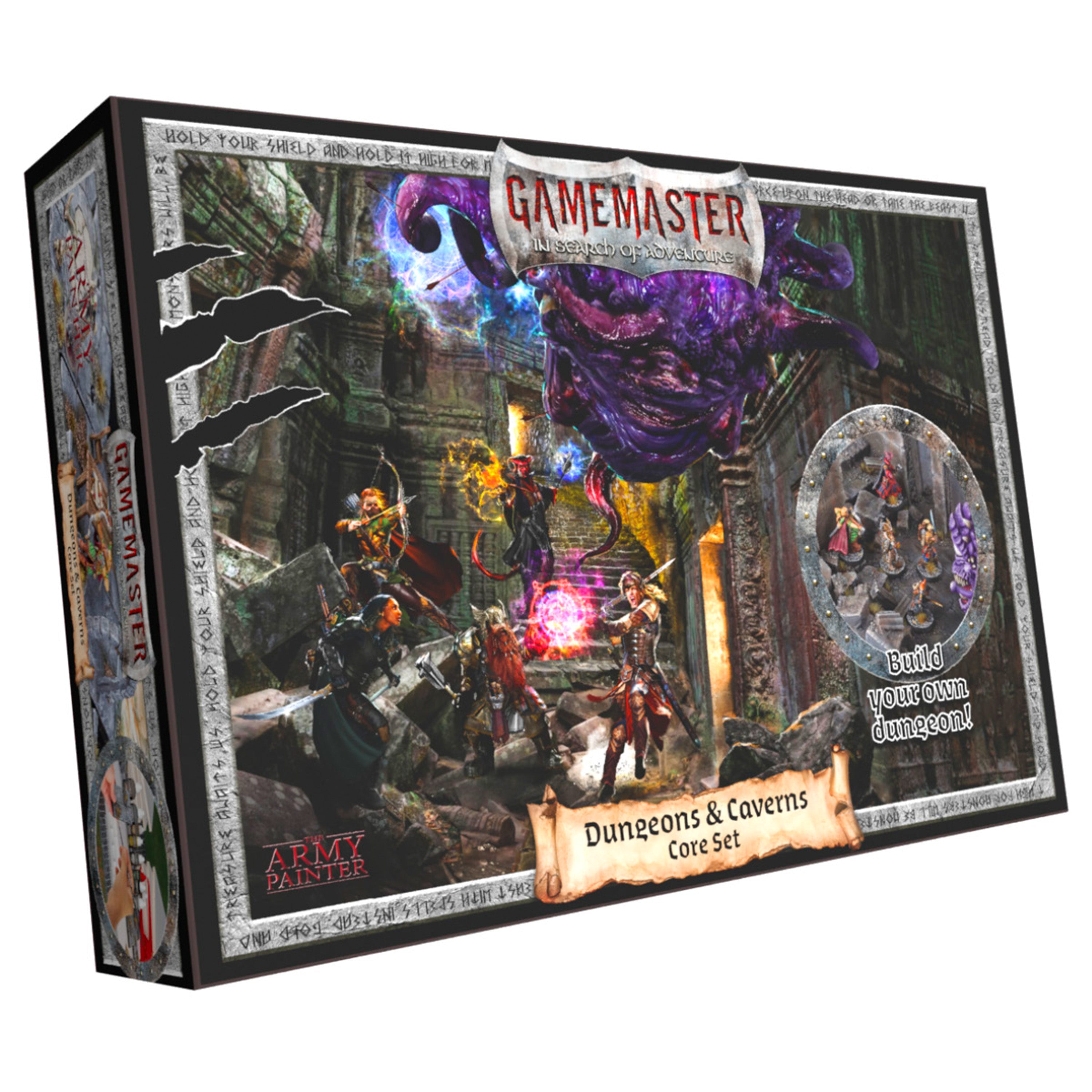 GameMaster: Dungeons & Cavern Core Set - Fantasy Tabletop RPG Adventure Game for Adults & Teens | Perfect for Game Nights & Roleplaying Campaigns