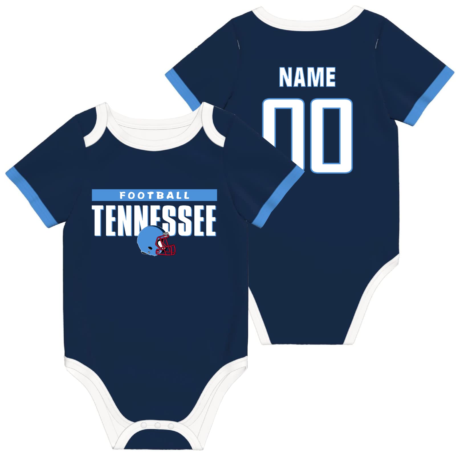 Personalized Baby Clothes - 100% Cotton Custom Baby Suit with Name & Number - Perfect Newborn Gift for Christening, Birthday & Photo Shoots