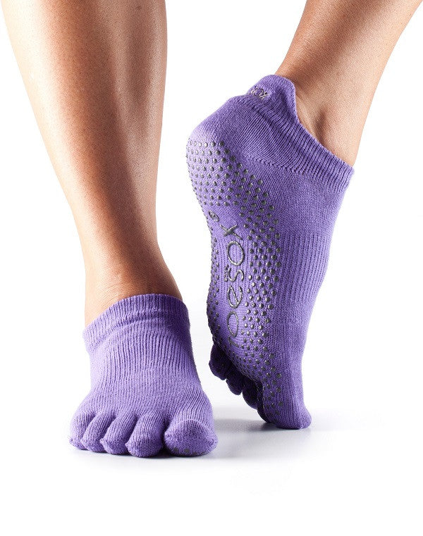 ToeSox Low Rise Grip Socks for Yoga, Pilates & Barre - Non-Slip Workout Socks with Arch Support for Women