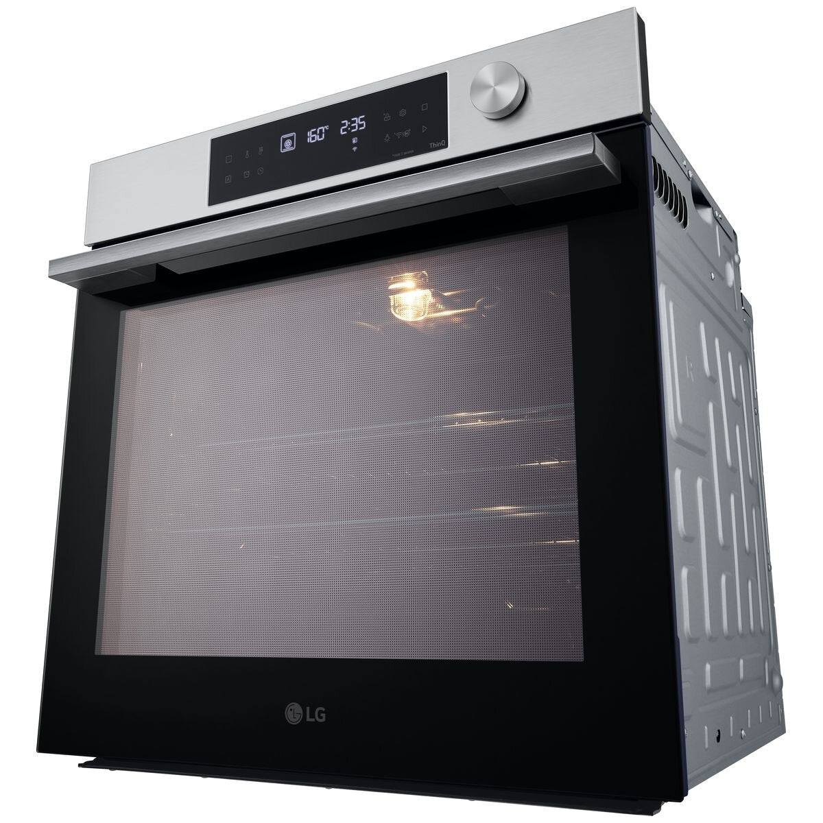 LG 60cm InstaView Series 7 Pyrolytic Self-Cleaning Oven with Stainless Steel Design - BO607G1S4 - Perfect for Modern Kitchens, Baking, Roasting & Family Cooking