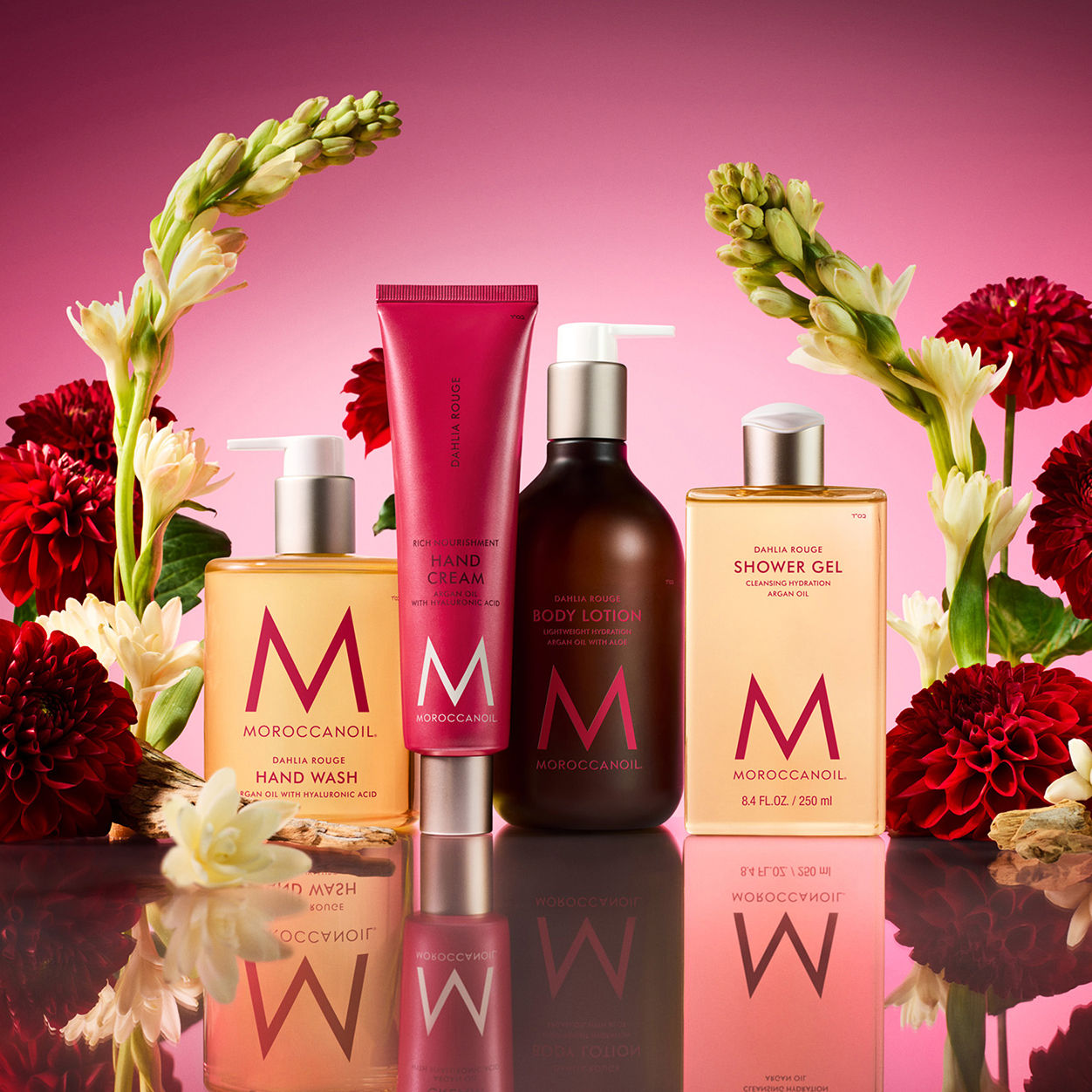 Dahlia Rouge Shower Gel - Moisturizing Body Wash with Natural Ingredients for Soft Skin | Perfect for Daily Use & Spa Days