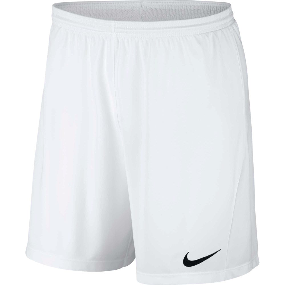 Nike Park III Knit Shorts - Men's Breathable Comfort Running Shorts (White) - Perfect for Gym Workouts, Jogging & Casual Wear