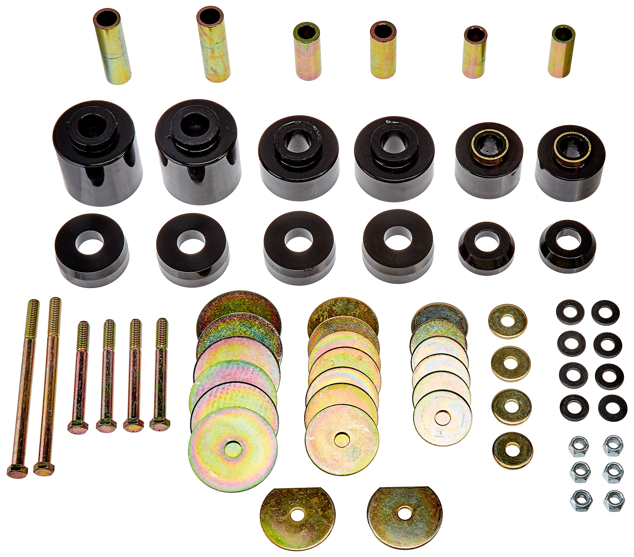 Energy Suspension 4.4123G Body Mount Bushing Set - Durable Polyurethane Replacement for Smooth Ride & Noise Reduction - Perfect for Off-Road, Truck & SUV Suspension Upgrades