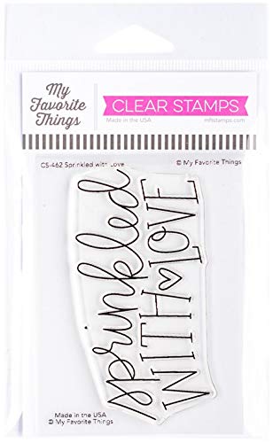 MY FAVORITE THINGS MFT Clear Stamps - Sprinkled With Love Design for Scrapbooking, Card Making & DIY Crafts