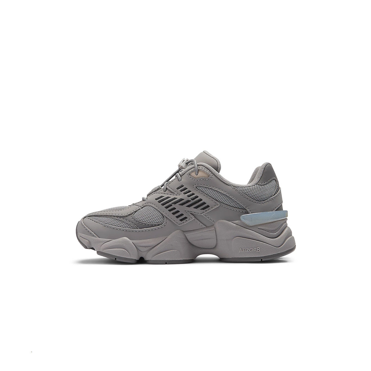 Kids 9060 'Shadow Grey Black' Sneakers - Lightweight Breathable Running Shoes for Boys & Girls - Perfect for School, Sports & Daily Wear
