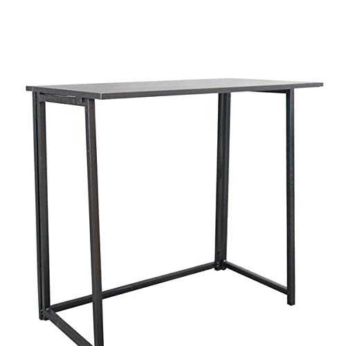 Foldable Computer Desk Black - Space Saving Home Office