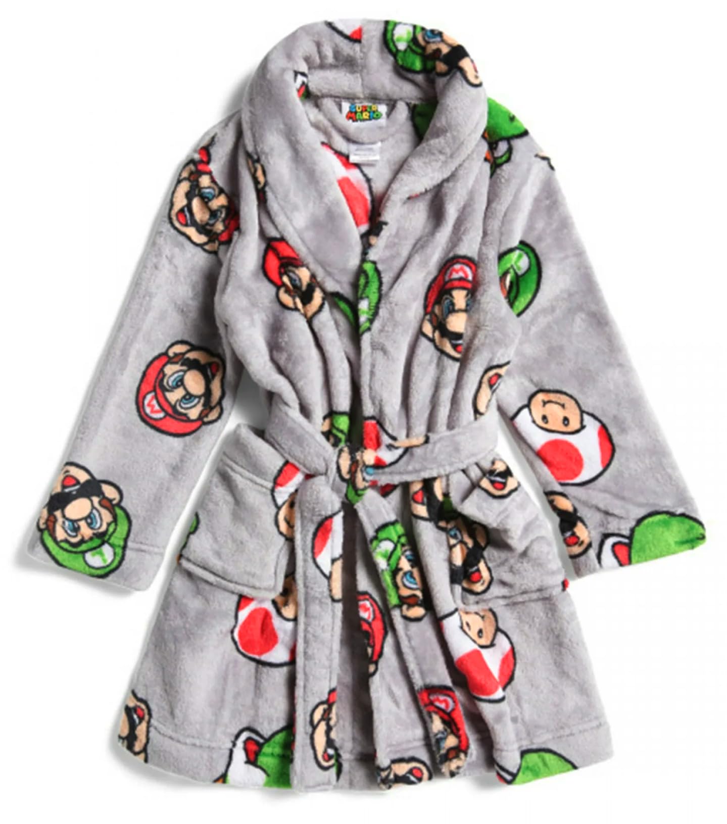 Super Mario Kids & Adults Bath Robe for Home & Spa