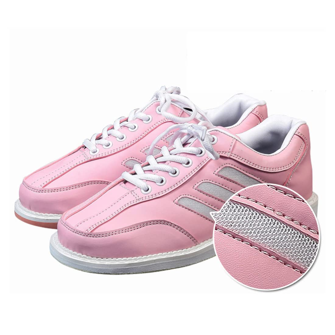 VEACAM Women's Lightweight Bowling Shoes - Professional Athletic Sneakers for Bowling, Walking & Gym - Breathable Sport Shoes for Women with Non-Slip Sole (Perfect for League Play & Casual Bowling)
