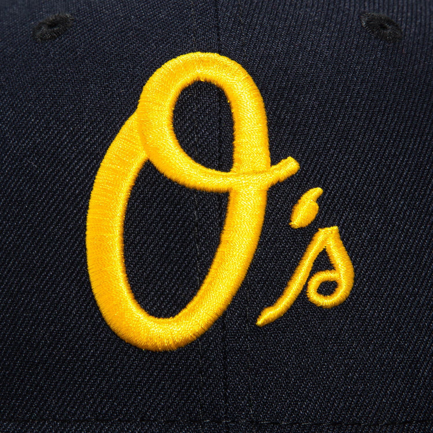 New Era 59Fifty Baltimore Orioles 25th Anniversary Alternate Hat - Navy & Gold with Stadium Patch | MLB Baseball Cap for Men | Game Day & Streetwear Fashion