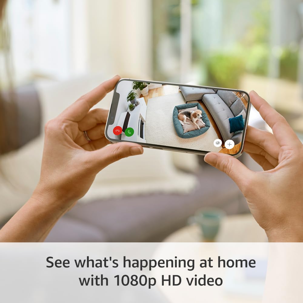 Ring Indoor Camera (2nd Gen) - 1080p HD WiFi Pet Security Camera with Two-Way Talk & Privacy Cover | DIY Home Monitoring System Alternative to CCTV | 4-Pack for Whole House Coverage | Perfect for Baby, Pet & Elderly Care | 30-Day Free Trial of Ring Home Security