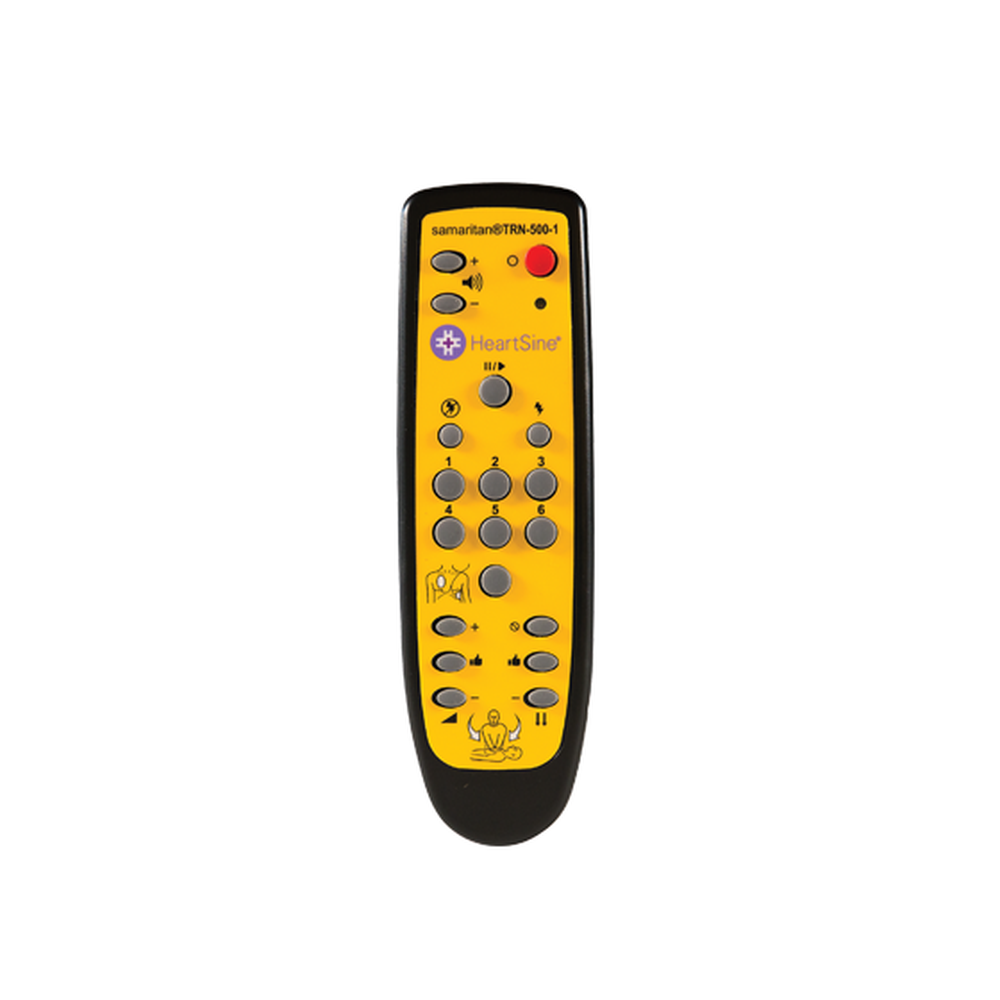 Heartsine 500P AED Trainer with Remote Control - CPR & First Aid Training Device for Schools, Offices & Emergency Preparedness