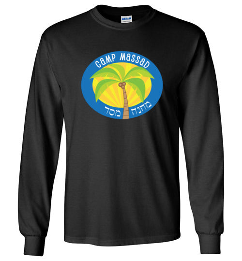 Massad Long Sleeve T-Shirt for Men - Comfortable Cotton Crewneck Casual Shirt - Perfect for Work, Travel & Everyday Wear