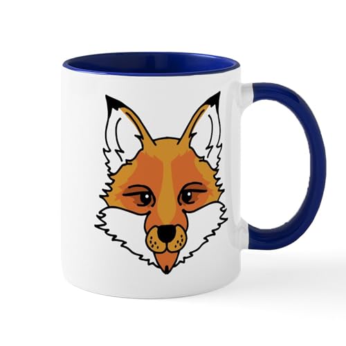 White/Navy Inside - Fox Face