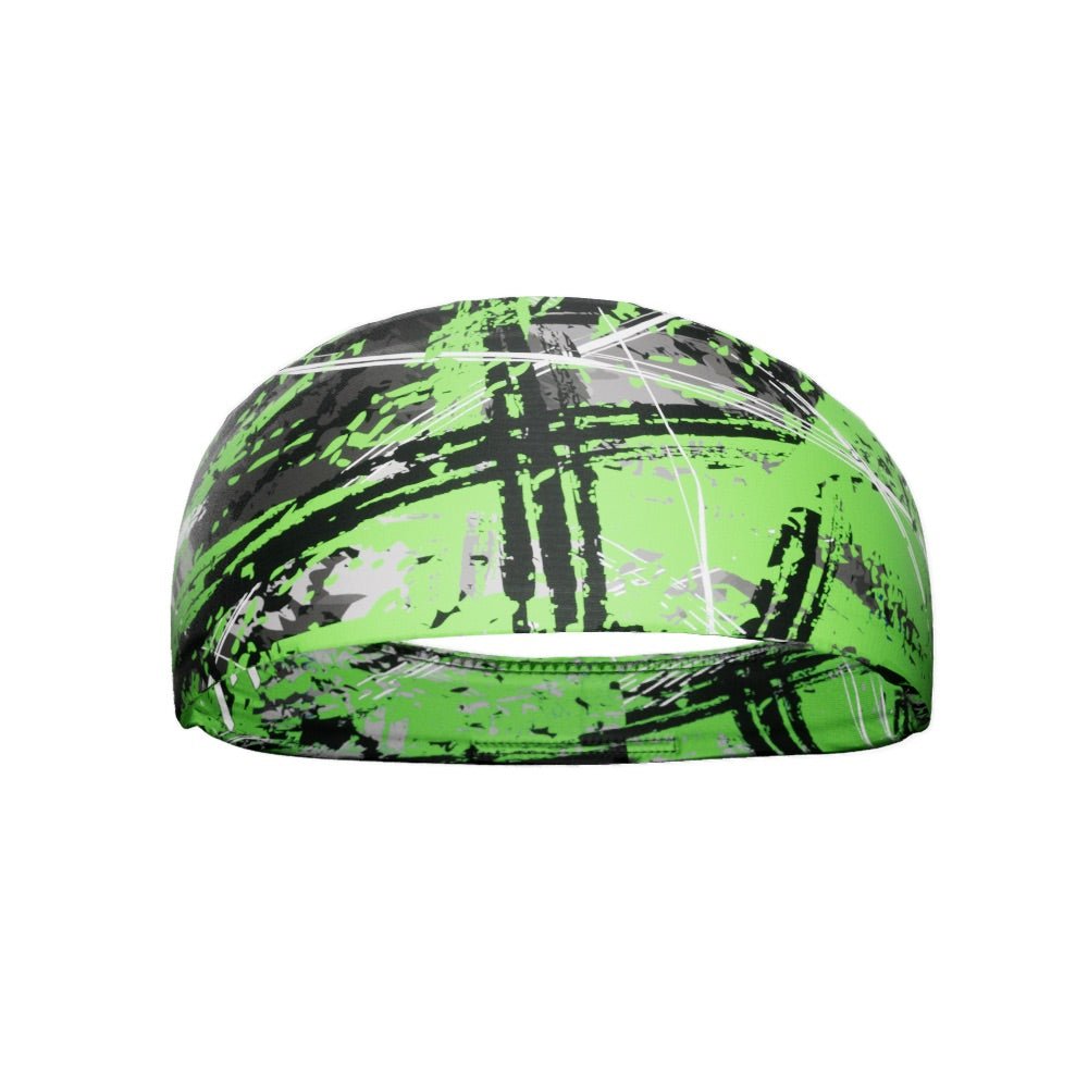 Wicked Green Headband for Women & Men - Stylish & Comfortable Sports Headband for Running, Yoga, Workout & Fitness - Sweat Absorbent & Non-Slip Hair Accessory