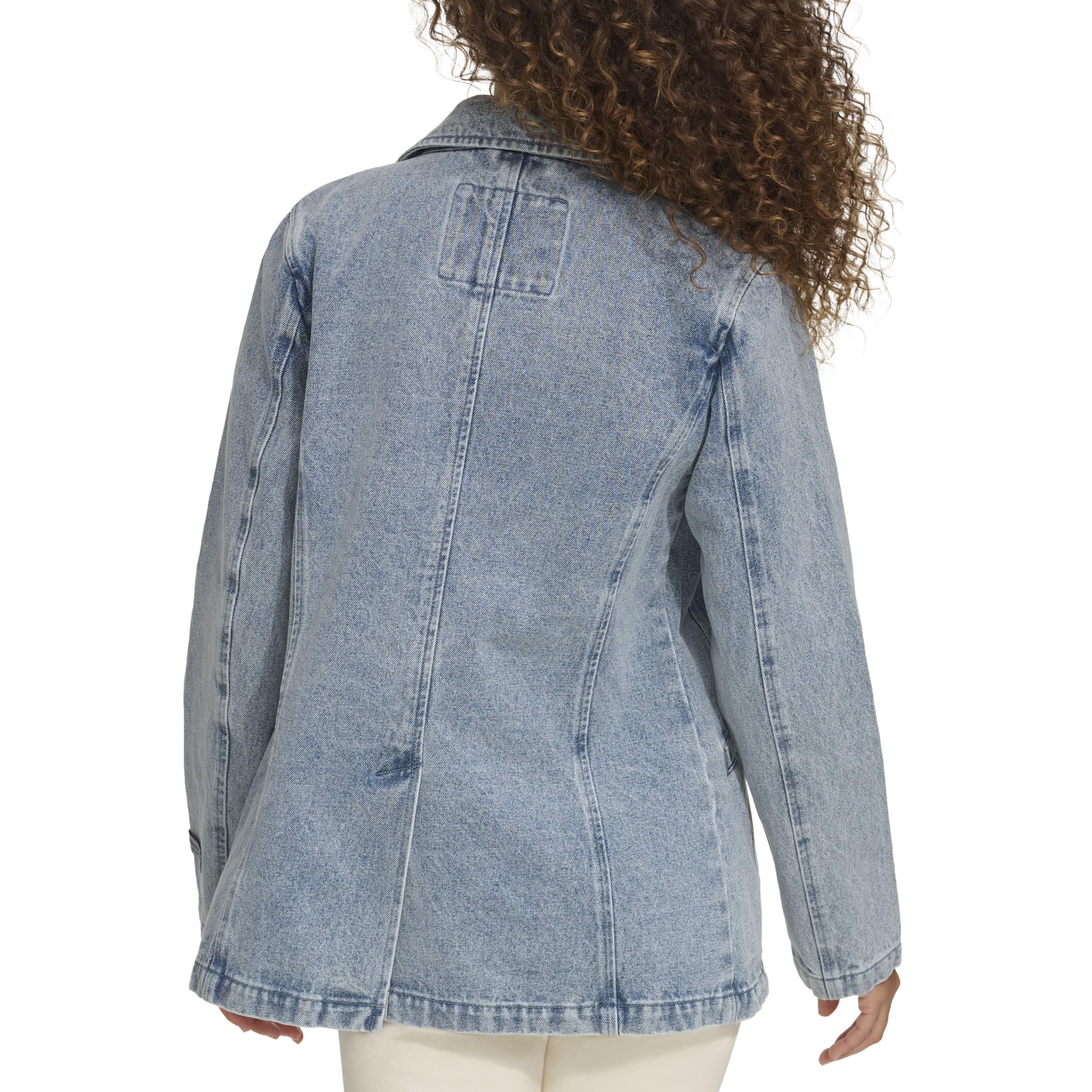 Levi's Women's Denim Single Breasted Blazer Jacket - Stylish Casual & Office Wear for Women | Perfect for Work, Dates & Everyday Outfits