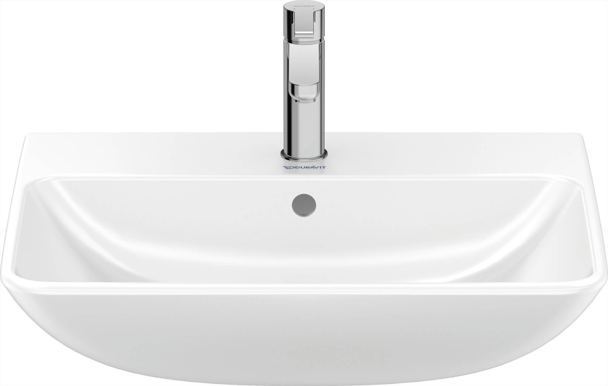 Duravit Me By Starck 60 cm Wall-Hung Bathroom Sink - Model 233560 | Modern Minimalist Design for Small Bathrooms & Powder Rooms
