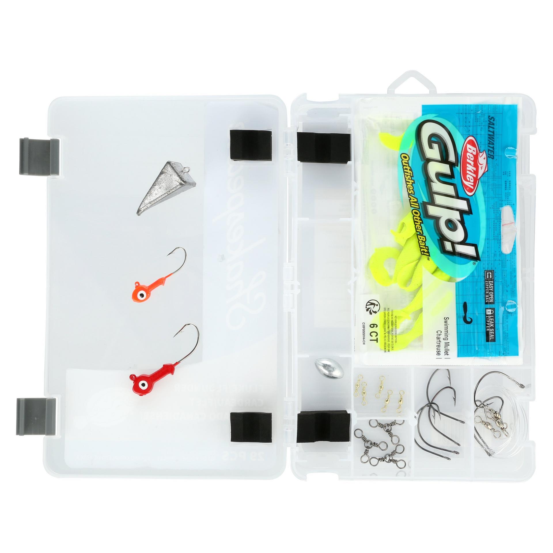 Catch More Fish® Redfish Trout Fishing Kit - Complete Saltwater & Freshwater Fishing Gear Set for Redfish, Trout & Bass - Perfect for Beach, Lake & River Fishing Adventures