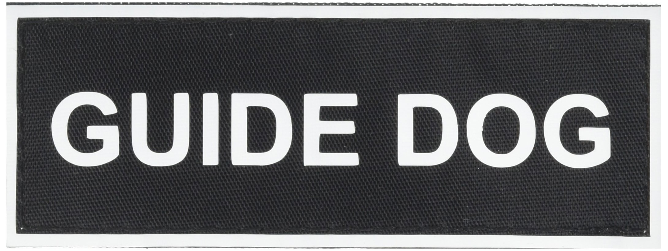 Dean & Tyler Large Nylon Velcro Patches for Guide Dogs - Durable Hook and Loop Badges for Service Animals, Training & Pet Identification