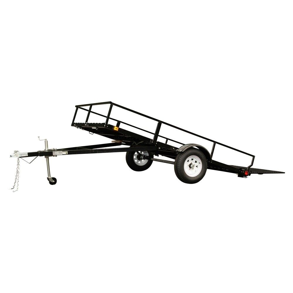 DK2 MMT6X10 6 ft. x 10 ft. Single Axle Utility Trailer Kit - 1950 lb Capacity Heavy Duty Drive-Up Gate for ATV, Motorcycles & Equipment Hauling - Perfect for Farm, Construction & Outdoor Adventures