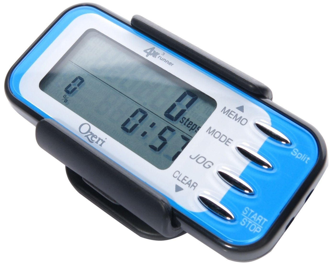 Ozeri 3D Pedometer - Dual Mode Activity Tracker for Walking & Running - Fitness & Sports