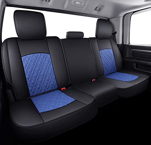Rear seat /Black-Blue