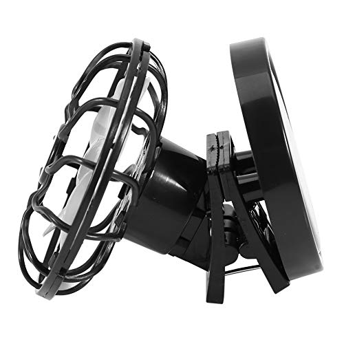 TOPINCN Portable Clip-on Solar Fan - Mini Electric Fan for Outdoor Camping, Indoor Gym, Treadmill & Office - No Battery Needed - Perfect for Travel, Hiking & Home Use