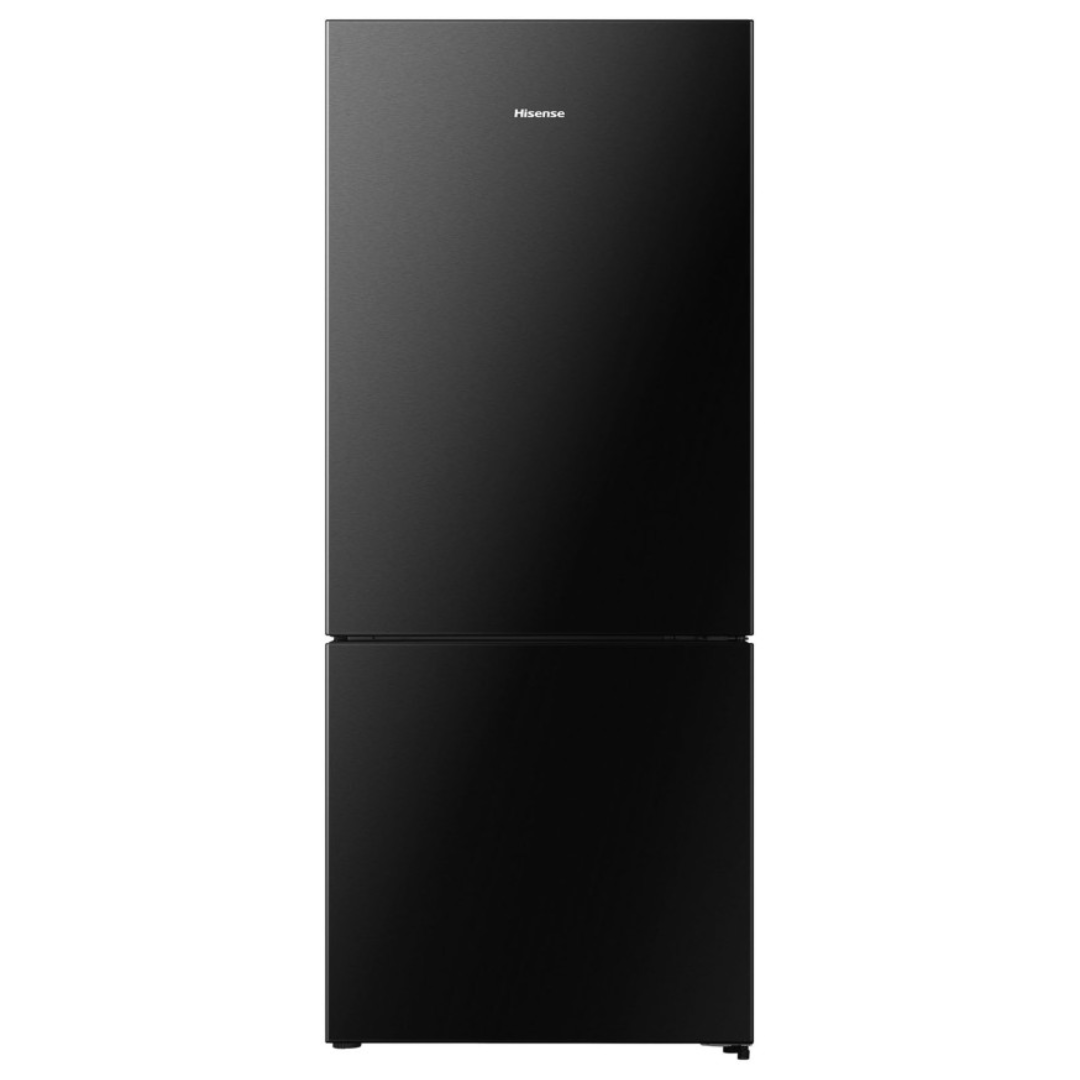 Hisense 417L Bottom Mount Refrigerator with PureFlat Design - Energy Efficient Black HRBM418B for Modern Kitchen & Small Spaces