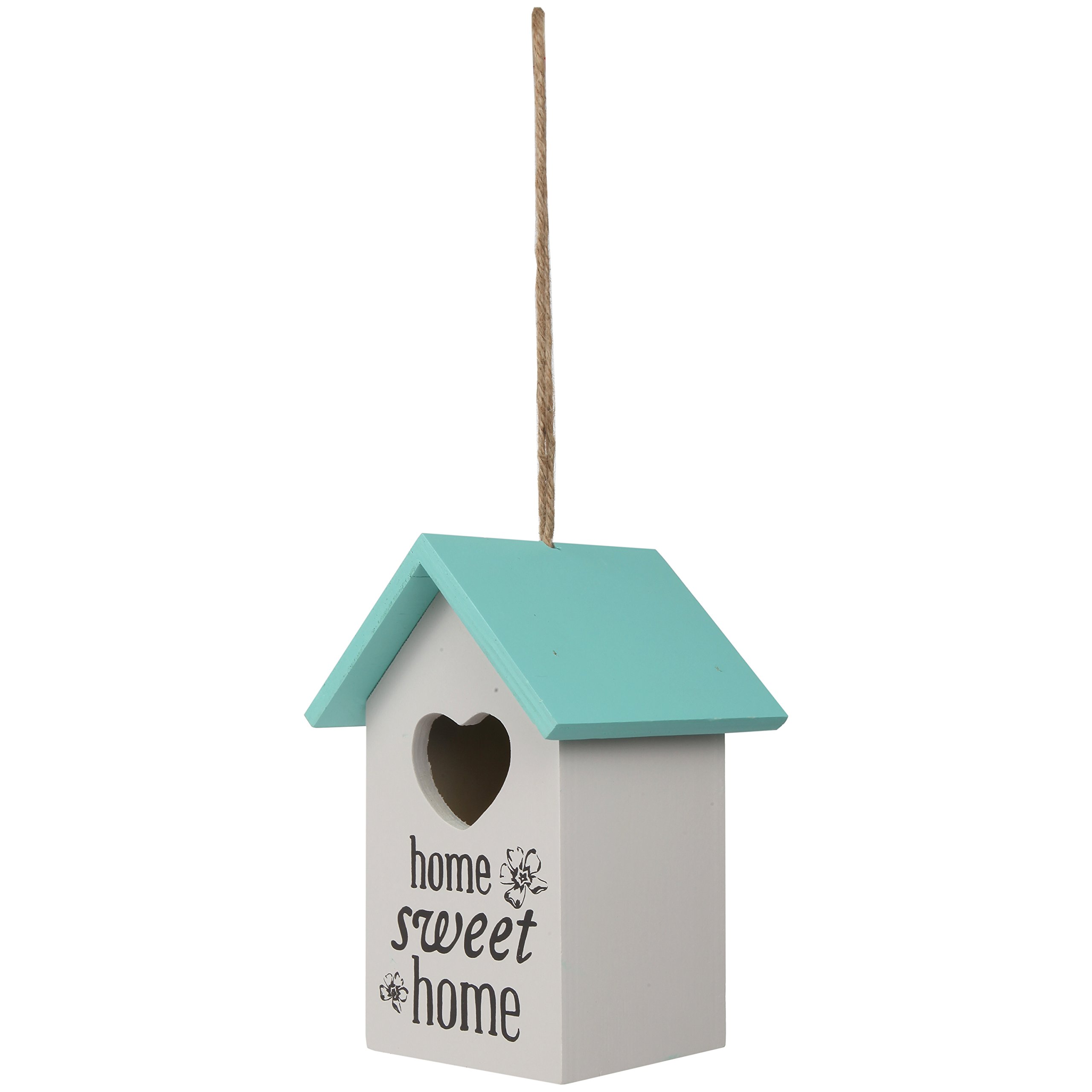 Hand Painted Bird House Key Holder - Rustic Outdoor Key Hider with Unique Design - Perfect for Garden, Porch, and Home Decor - Hide Spare Keys Safely in Style