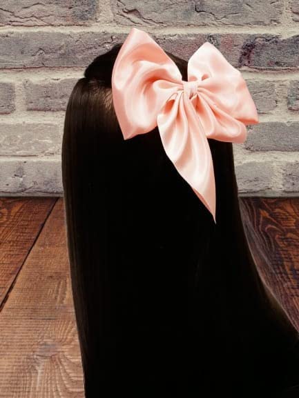 SUNBIRD Hair Clips for Girls & Women - Stylish French Bow Hairpins, Hair Bows, Barrettes with Long Tail Ribbon | Perfect for School, Parties, Weddings & Everyday Hair Accessories