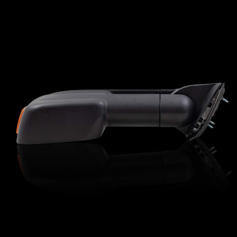 Brock Replacement Manual Tow Telescopic Performance Mirrors with External Turn Signal - Compatible with 1999-2007 Chevy Silverado & GMC Sierra Pickup Trucks | Perfect for Towing, Hauling & Off-Road Adventures