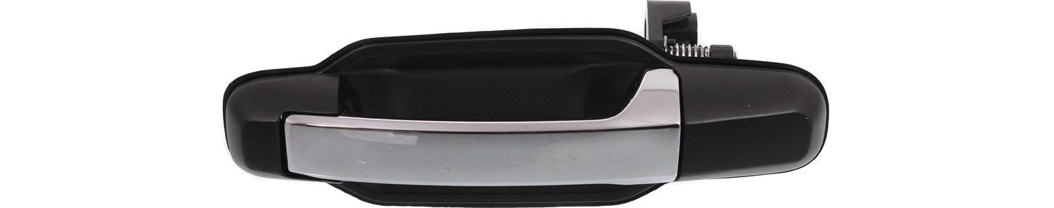 Evan Fischer Chrome Front & Rear Exterior Door Handle Set of 4 for 2003-2009 Kia Sorento - Driver & Passenger Side with Primed Bezel | Easy Installation & Durable Replacement for Car Door Repair