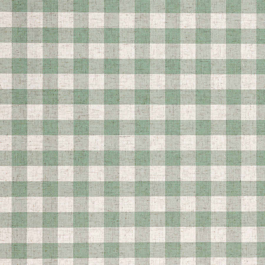 Premium Linen Check Wallpaper - Forest Green Textured Wall Covering for Living Room, Bedroom & Home Decor