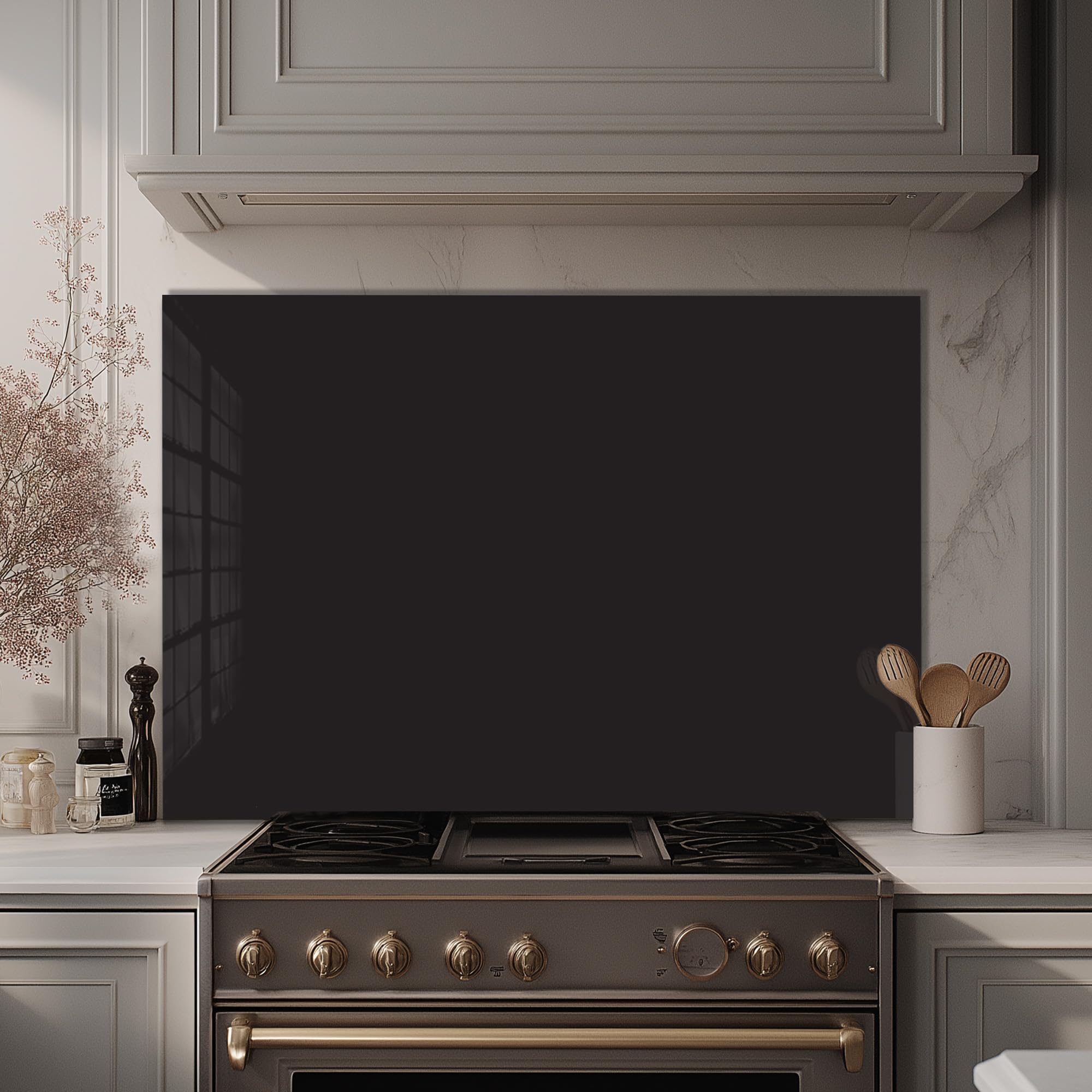 Tempered Glass Kitchen Backsplash - Stove Splashback & Cutting Board for Home Decor