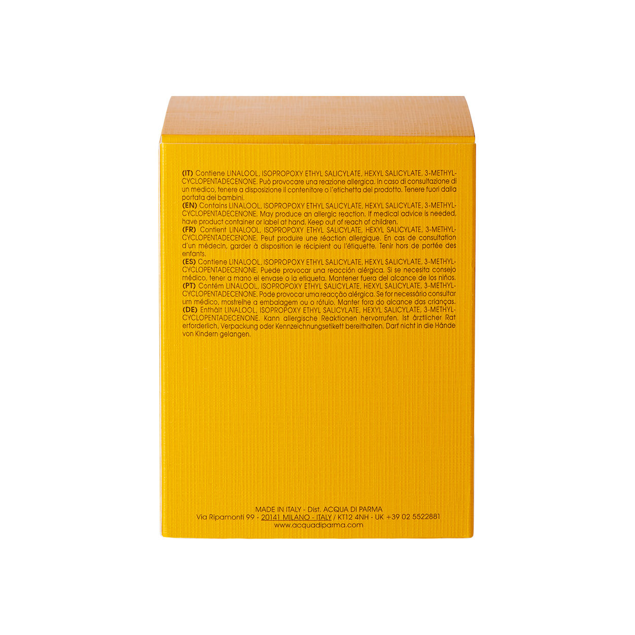 Acqua Di Parma Grazie Luxury Scented Candle - Italian Home Fragrance for Relaxation & Aromatherapy | Perfect for Bedroom, Bathroom & Living Room Decor