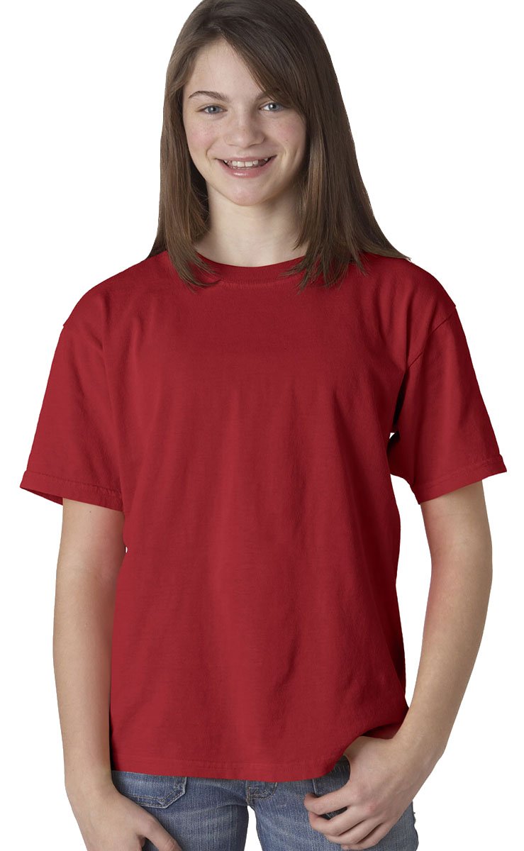 Comfort Colors Boys' 9018 Garment Dyed Ringspun Cotton T-Shirt - Soft Casual Tee for Everyday Wear, School & Play