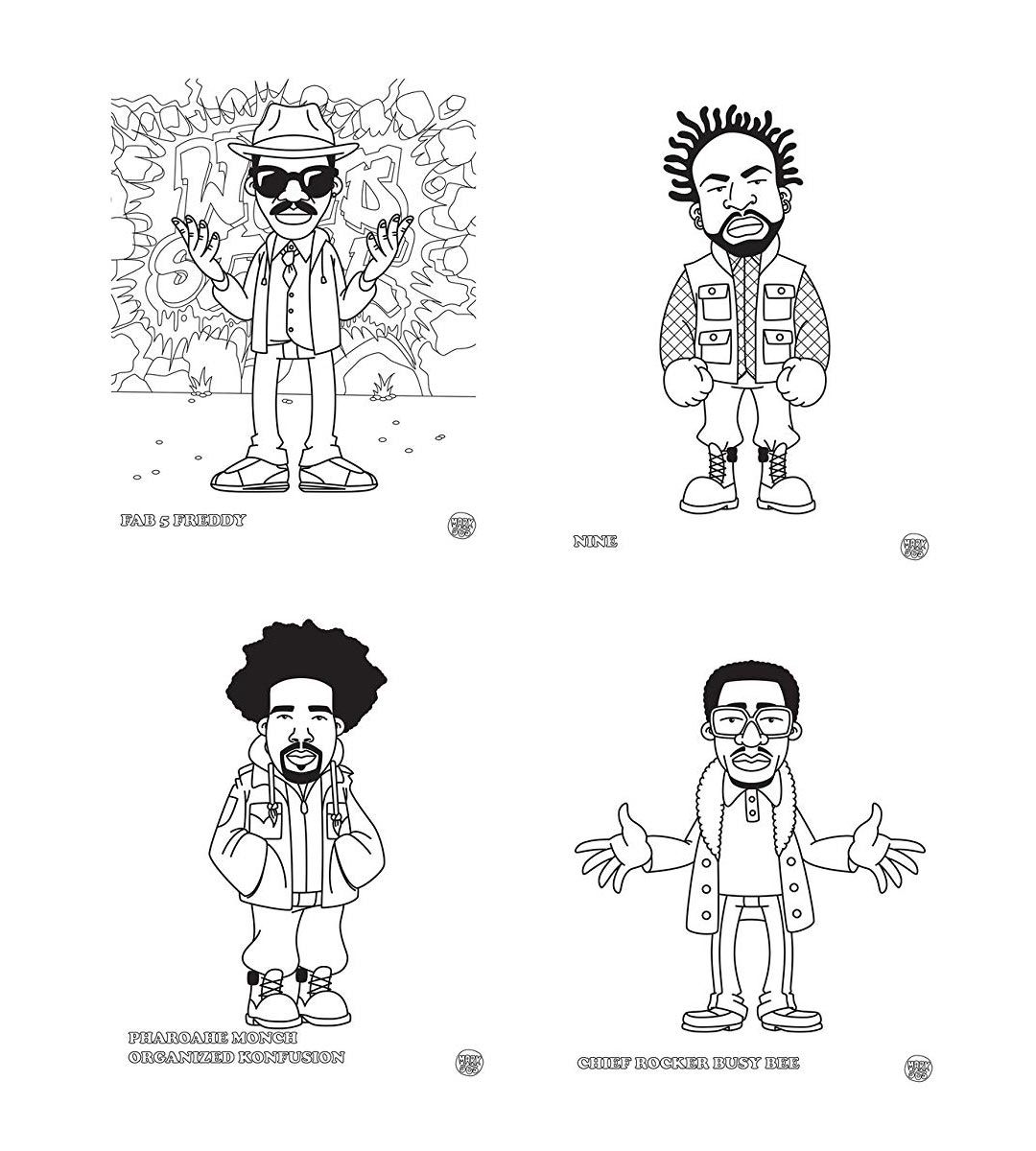 East Coast Hip Hop Coloring Book for Adults & Teens - Urban Graffiti Art, Rap Music & Street Culture Scenes - Perfect for Relaxation & Creativity