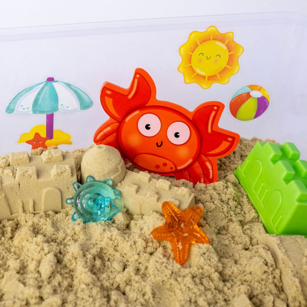 Creativity For Kids Sensory Bin - Ocean & Beach Themed Sensory Play Kit for Toddlers & Preschoolers | Perfect for Indoor & Outdoor Sensory Activities