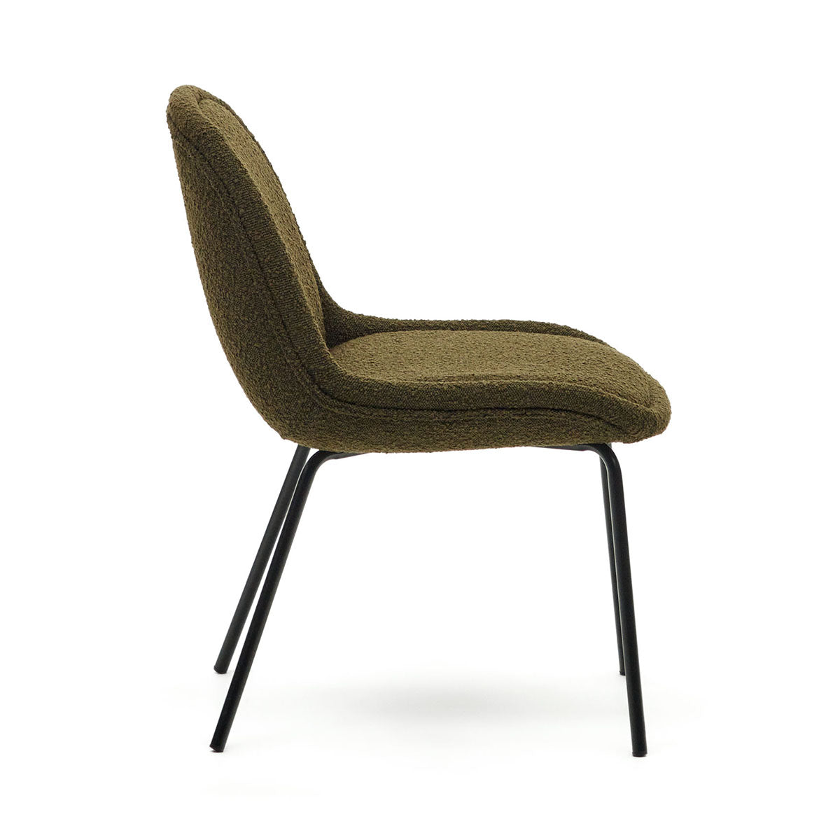 Aimin Chair by Kave Home - Modern Accent Chair for Living Room, Bedroom & Office - Comfortable Upholstered Lounge Chair with Wooden Legs
