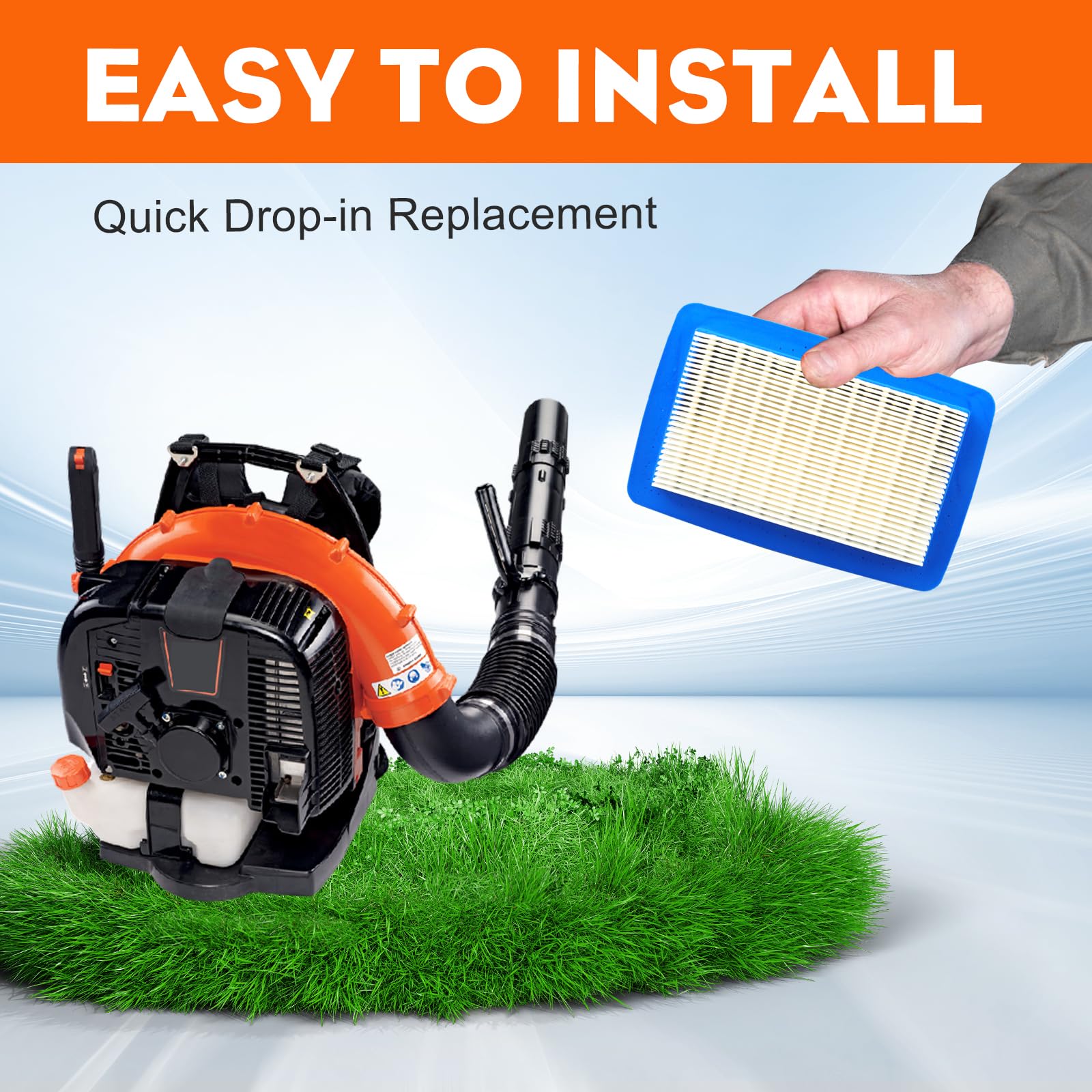 Echo PB-760 PB-770 PB-770H PB-770T PB-760LNH Backpack Blower Air Filter Tune Up Kit - Replacement for A226000410 with Primer Bulb, Fuel Filter & Fuel Line - Perfect for Lawn Maintenance & Landscaping Equipment Repair