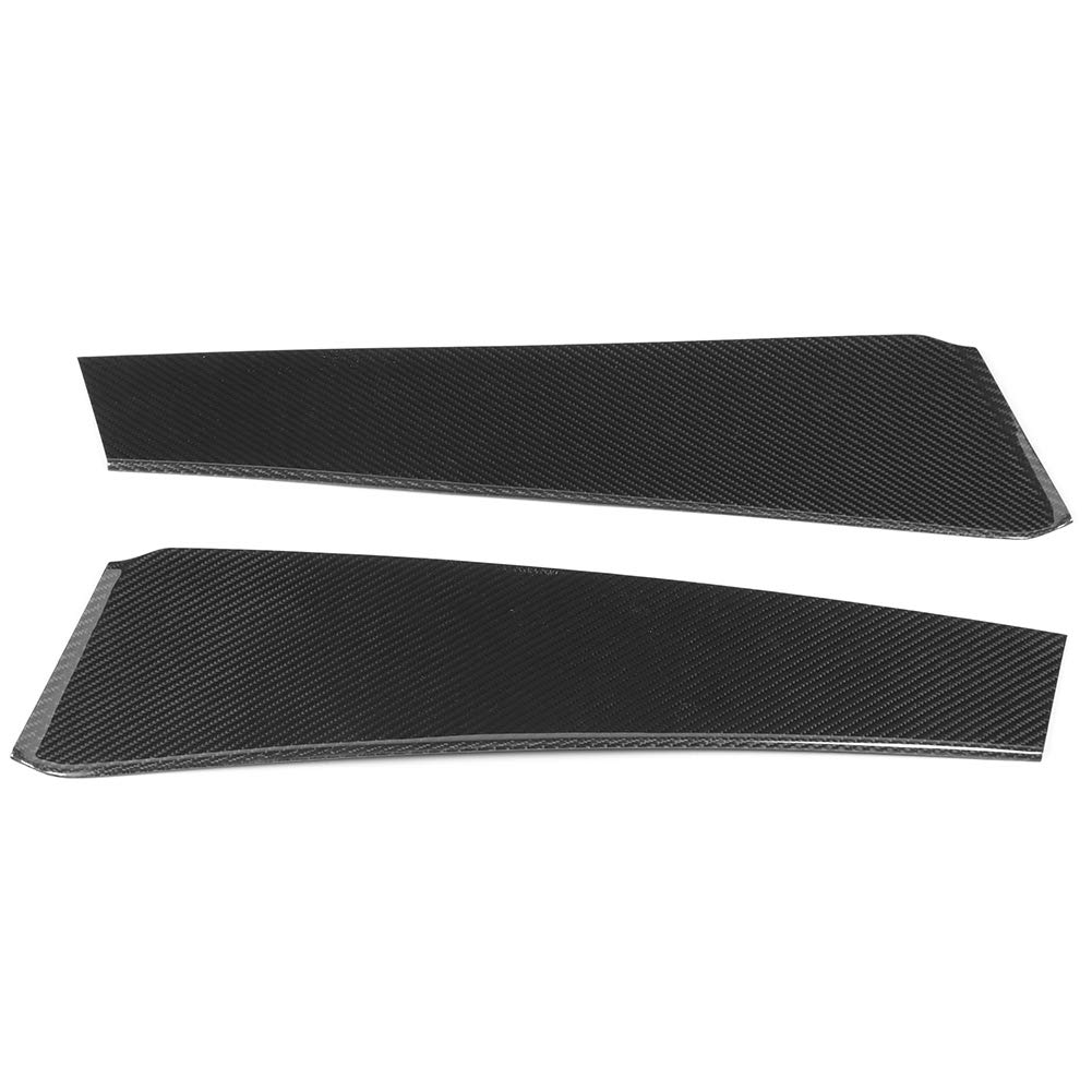 Dry Carbon Fiber B-Pillar Cover Trim Sticker for Maserati Quattroporte & Ghibli 2013-2020 - Interior Car Accessories Upgrade for Luxury Sedans - Perfect for Car Detailing, Customization & Protection