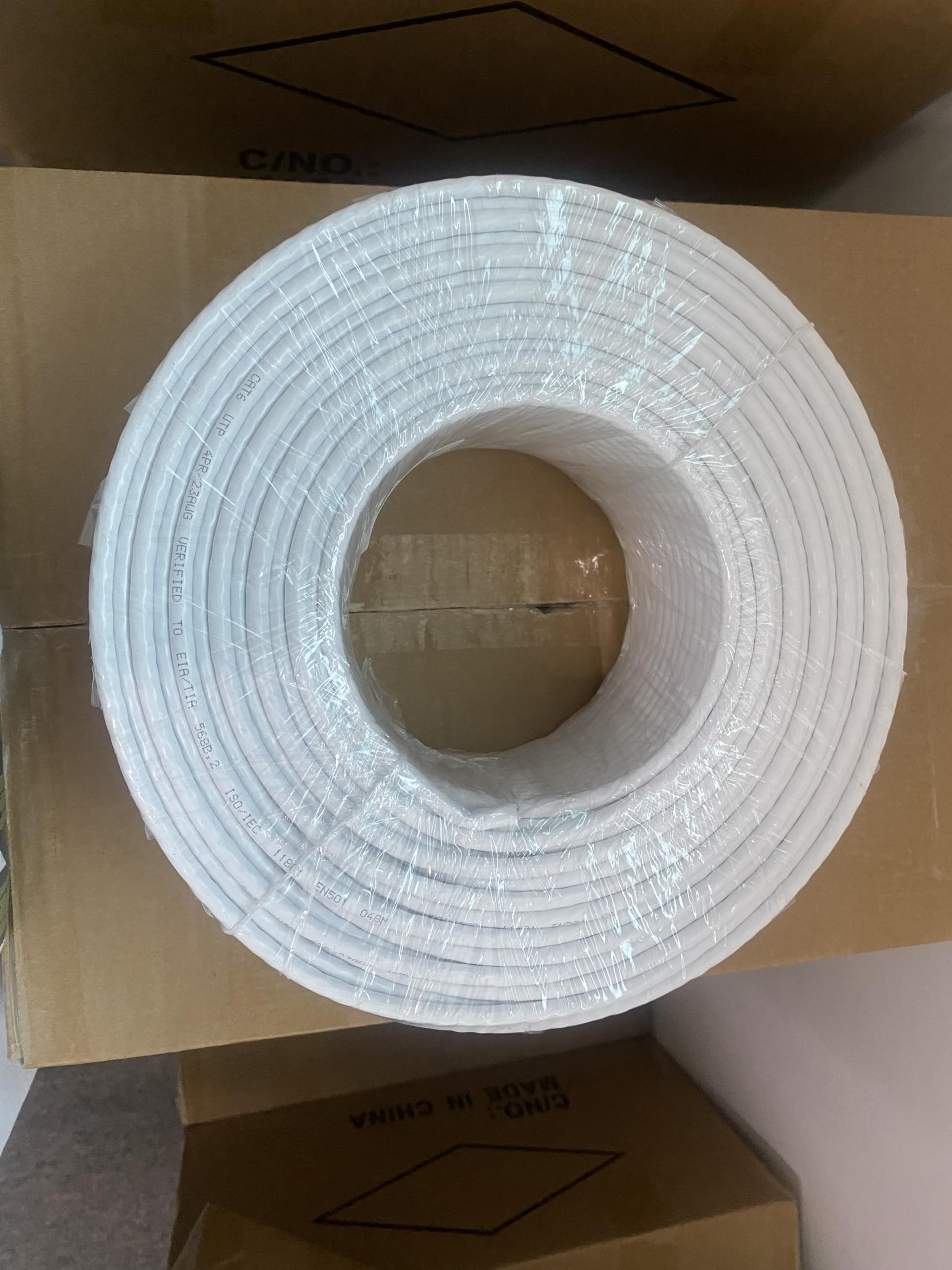 Soibke Cat 6 Ethernet Cable 100m (328ft) - High Speed Gigabit LAN Network Cable, Outdoor Weatherproof UTP 23AWG CCA Bulk Patch Cable - Perfect for Home Office, Gaming, Streaming & Outdoor Networking